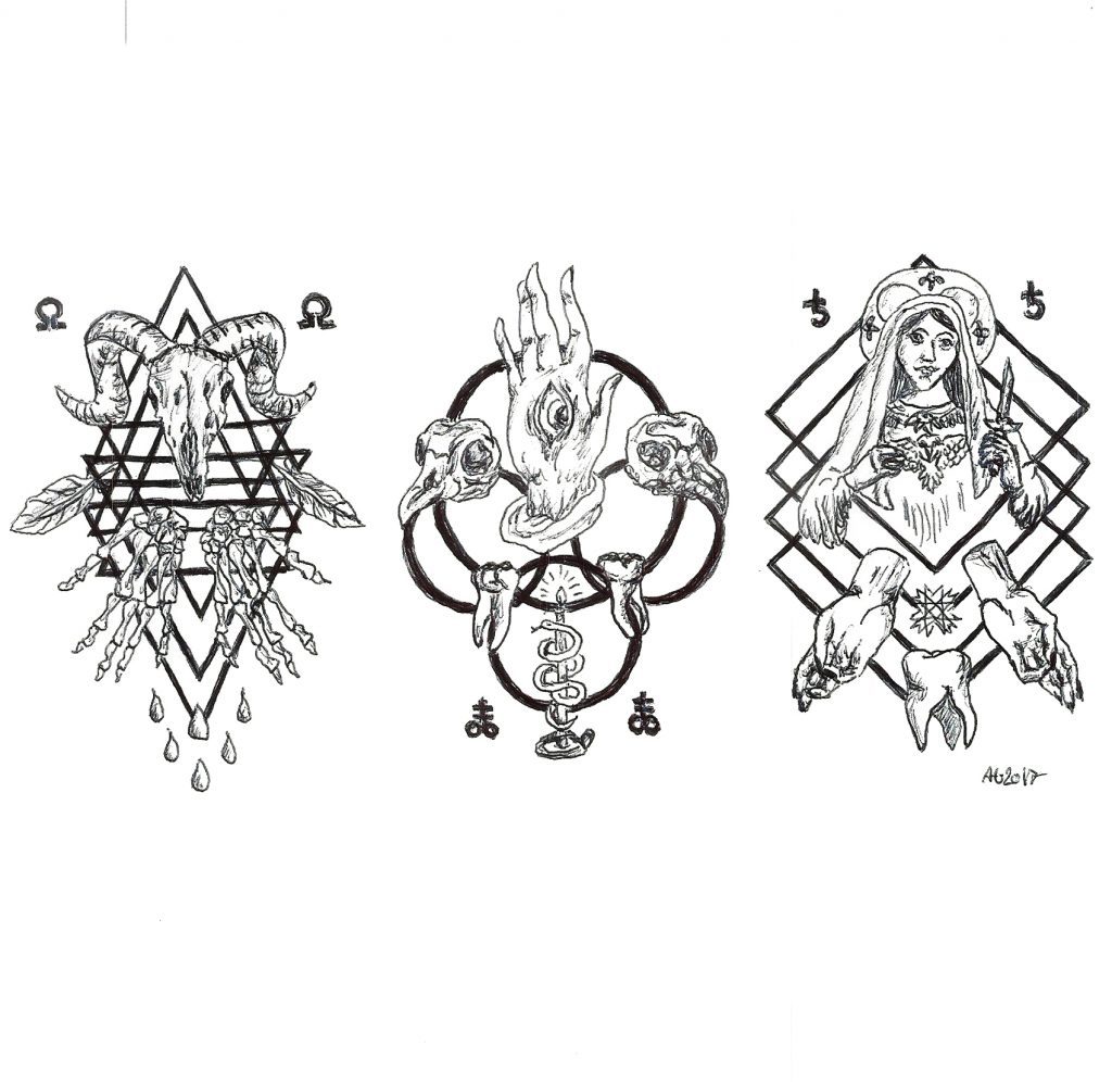 #alchemy #satanic #symbols #grafik #graphic #tattoo #annegeorgius #corpusdelicti #principia.discordia