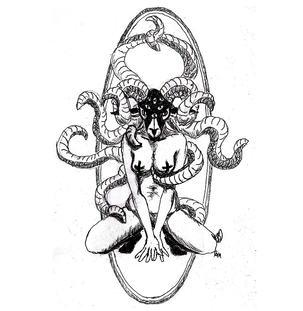 #meduse #tentacle #widder #ram #aries #eyes #grafik #graphic #tattoo #annegeorgius #corpusdelicti #principia.discordia